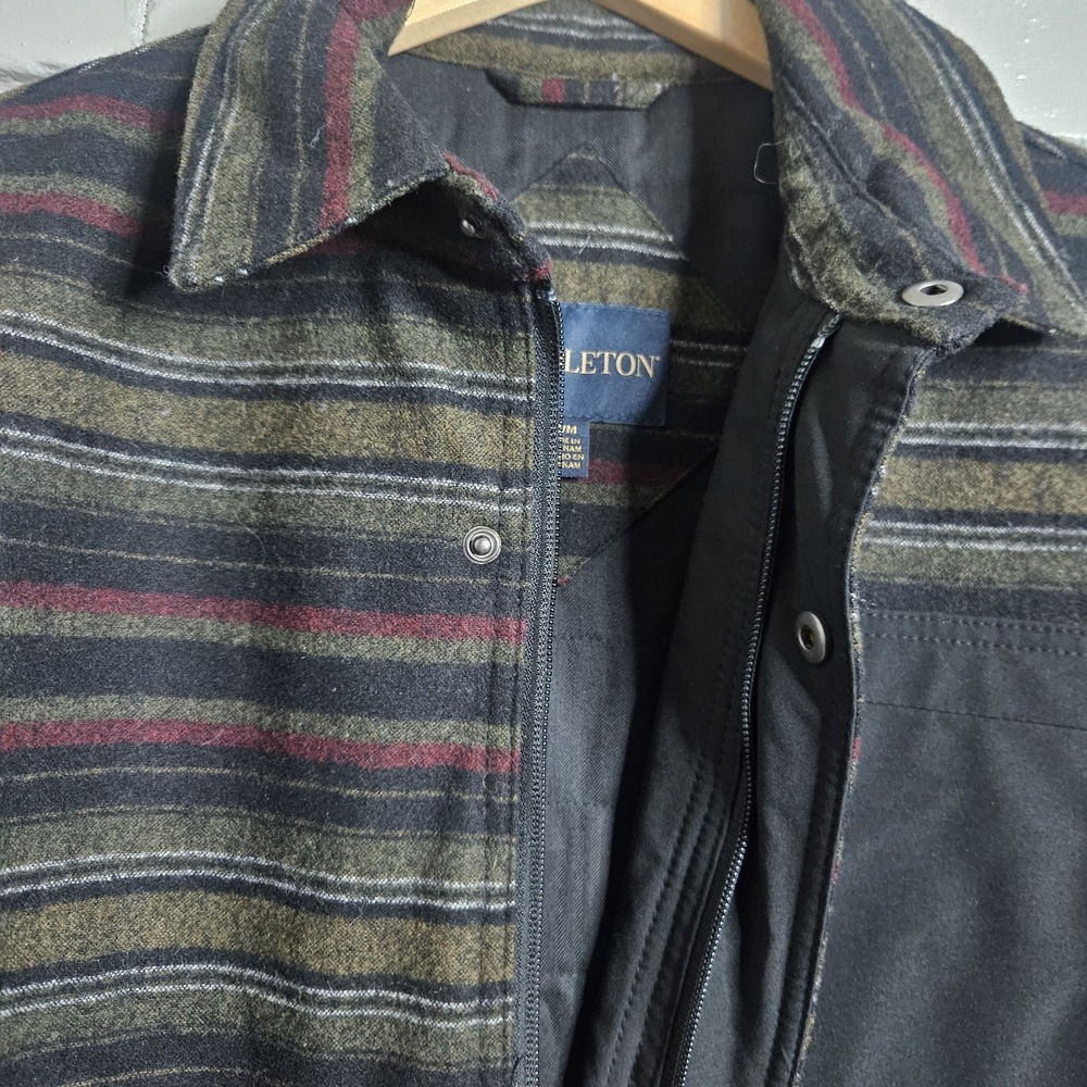 Pendleton Mens Jacket Medium Wool Blend Mt Hood S… - image 5